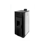 Estufa de pellets – modelo BESTIA 15,3kw triple salida